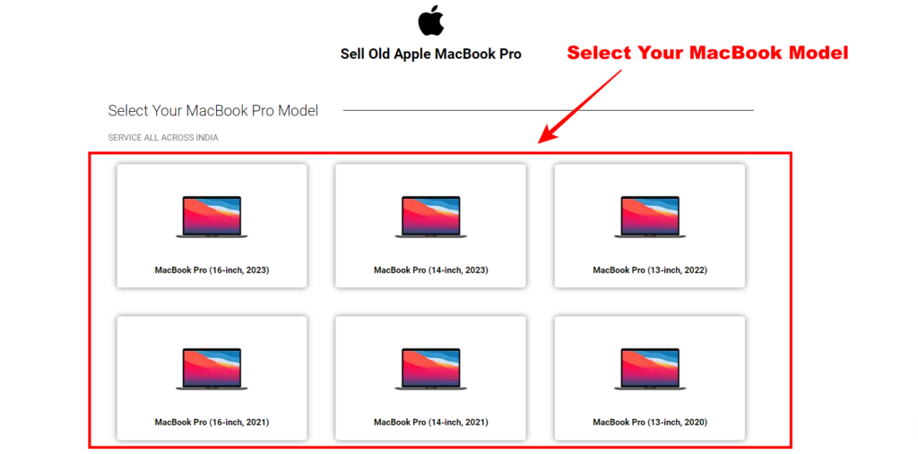 Select Your MacBook Model